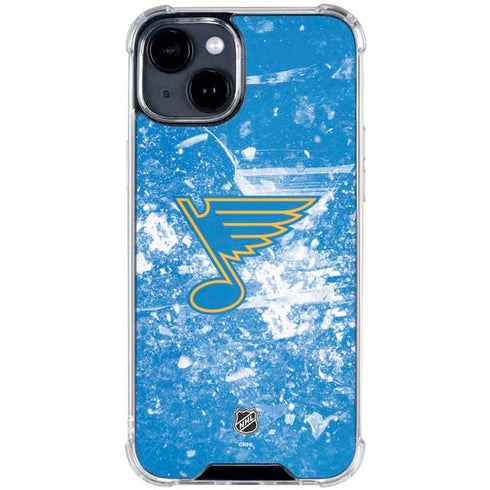 NHL St. Louis Blues Iced iPhone 14 Clear Case